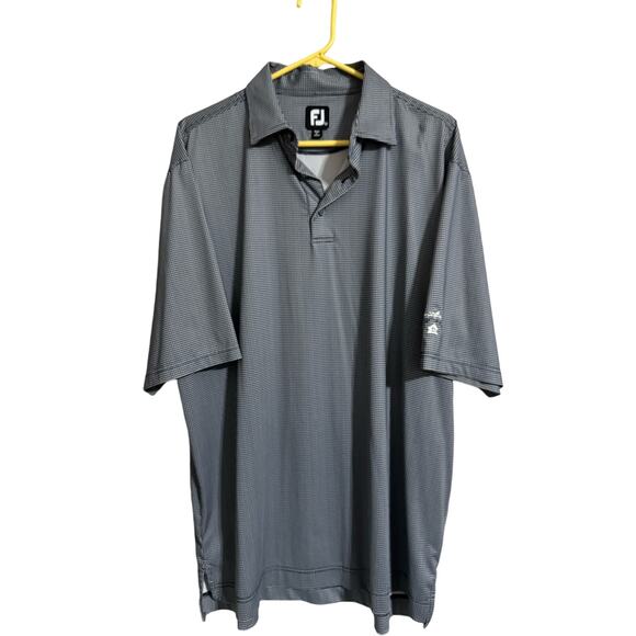 FootJoy Houndstooth Polo Creighton Farms XL - Picture 1 of 4